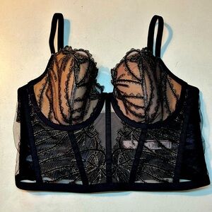 NWT Victoria’s Secret dream angels bow embroidered corset
